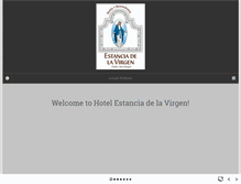 Tablet Screenshot of hotelestanciadelavirgen.com